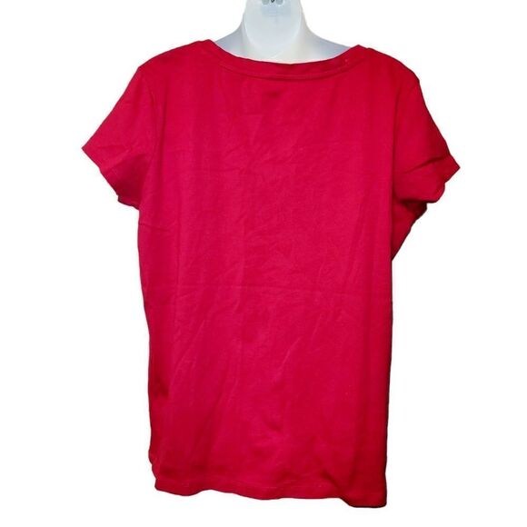 2/$20 Joe Fresh Pink Plain Top Tee T-shirt Size: 2XL - Picture 3 of 4